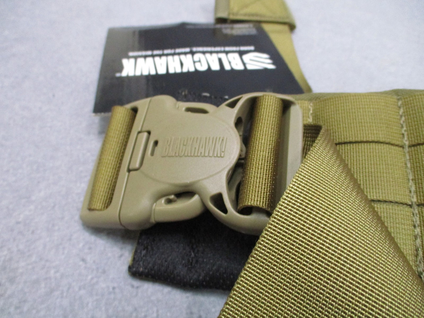 USMC Blackhawk STRIKE Padded Patrol Belt Large 46-52 Coyote Tan Tactical Gear