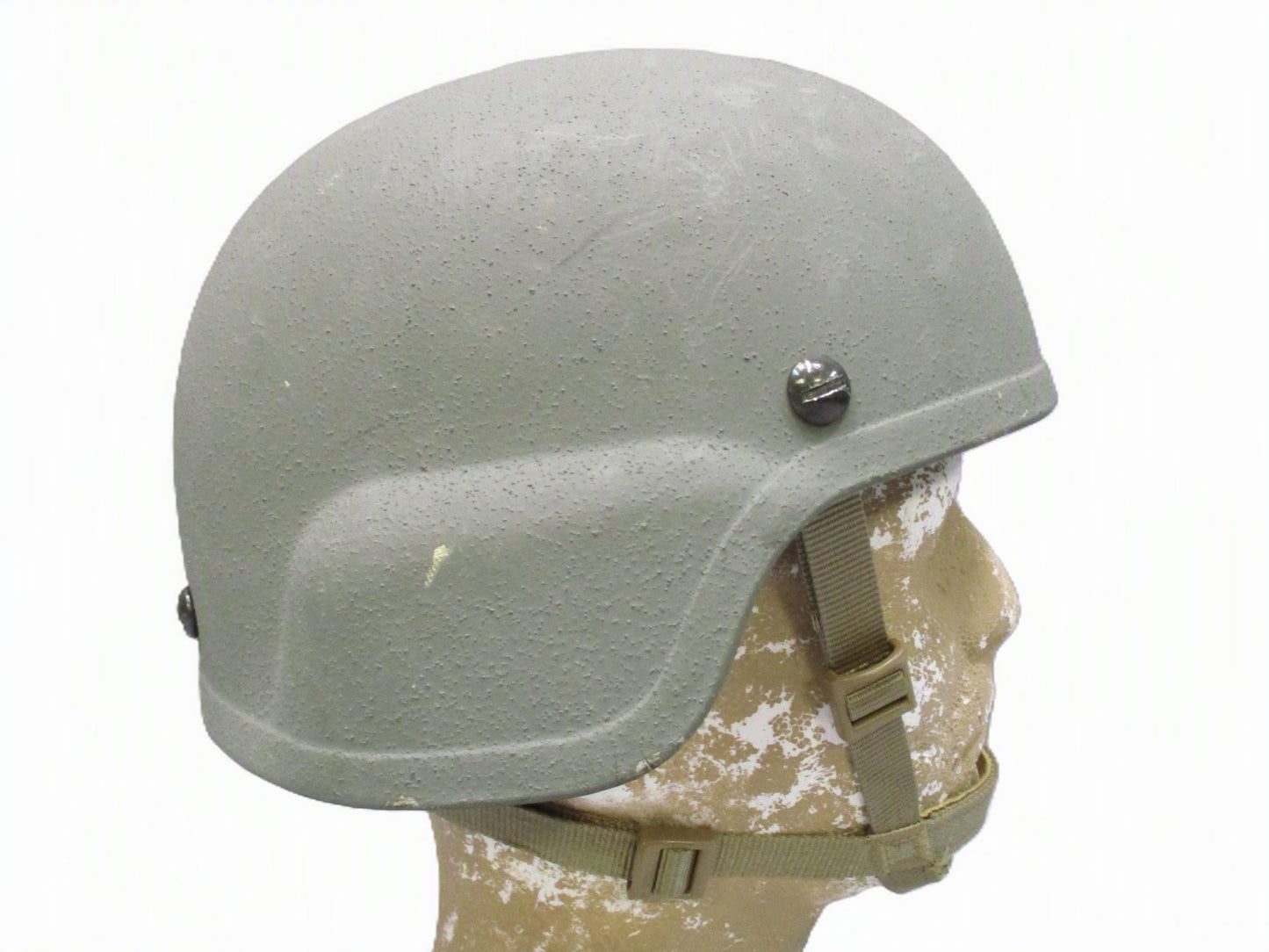 ACH Advanced Combat Helmet Size Medium Foliage Green w/ Pads Chinstrap Ballistic