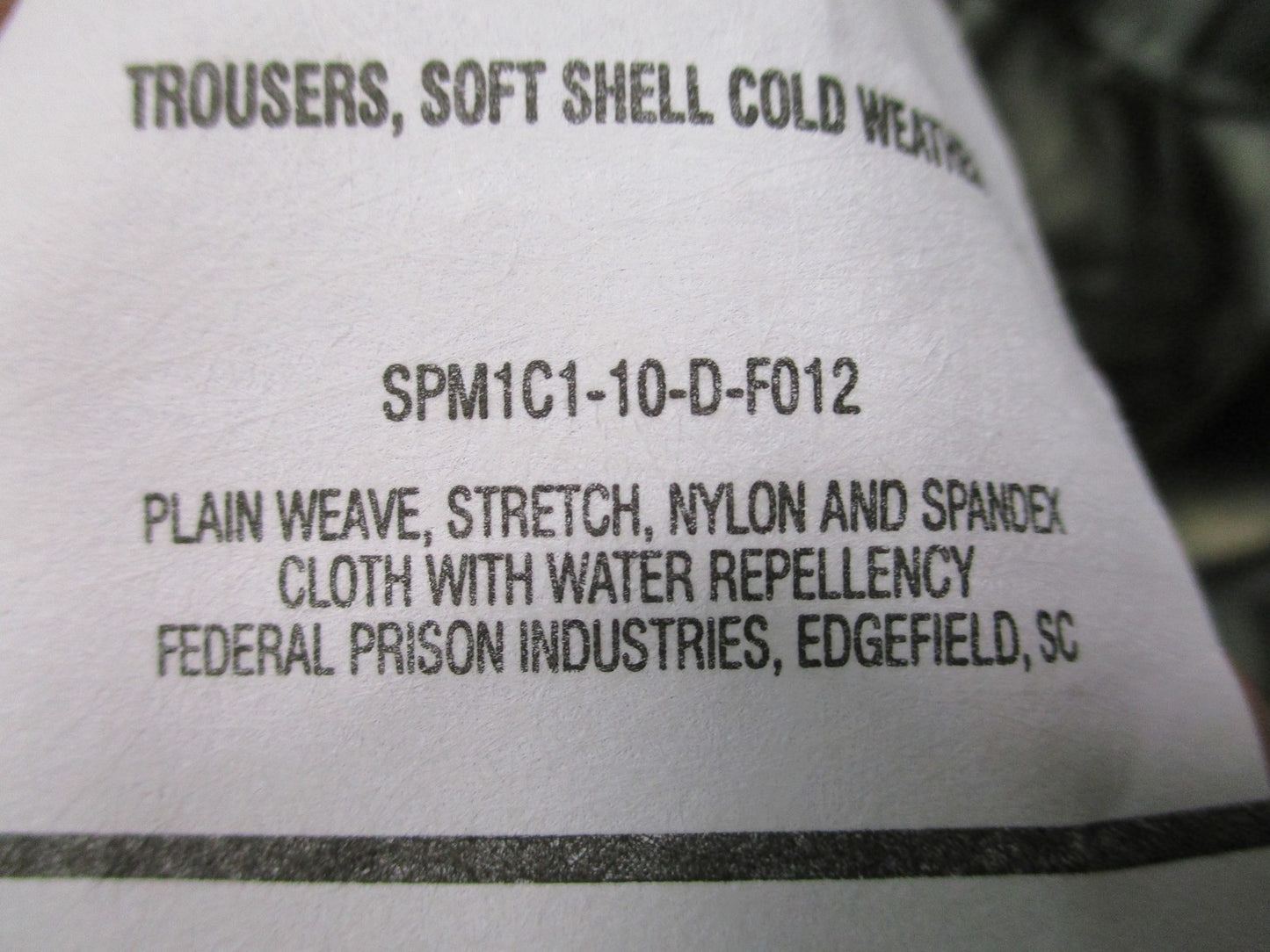 US Military Gen III Soft Shell Trousers UCP Digital Camo Medium Reg w/ Suspender