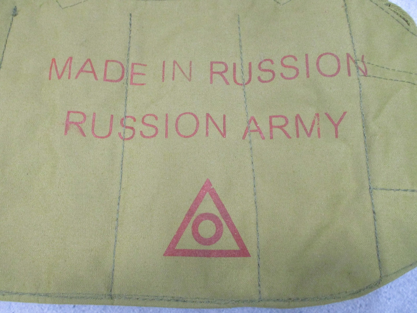 Vintage Style Canvas Chest Rig Tactical Magazine Pouch Green Russian Surplus