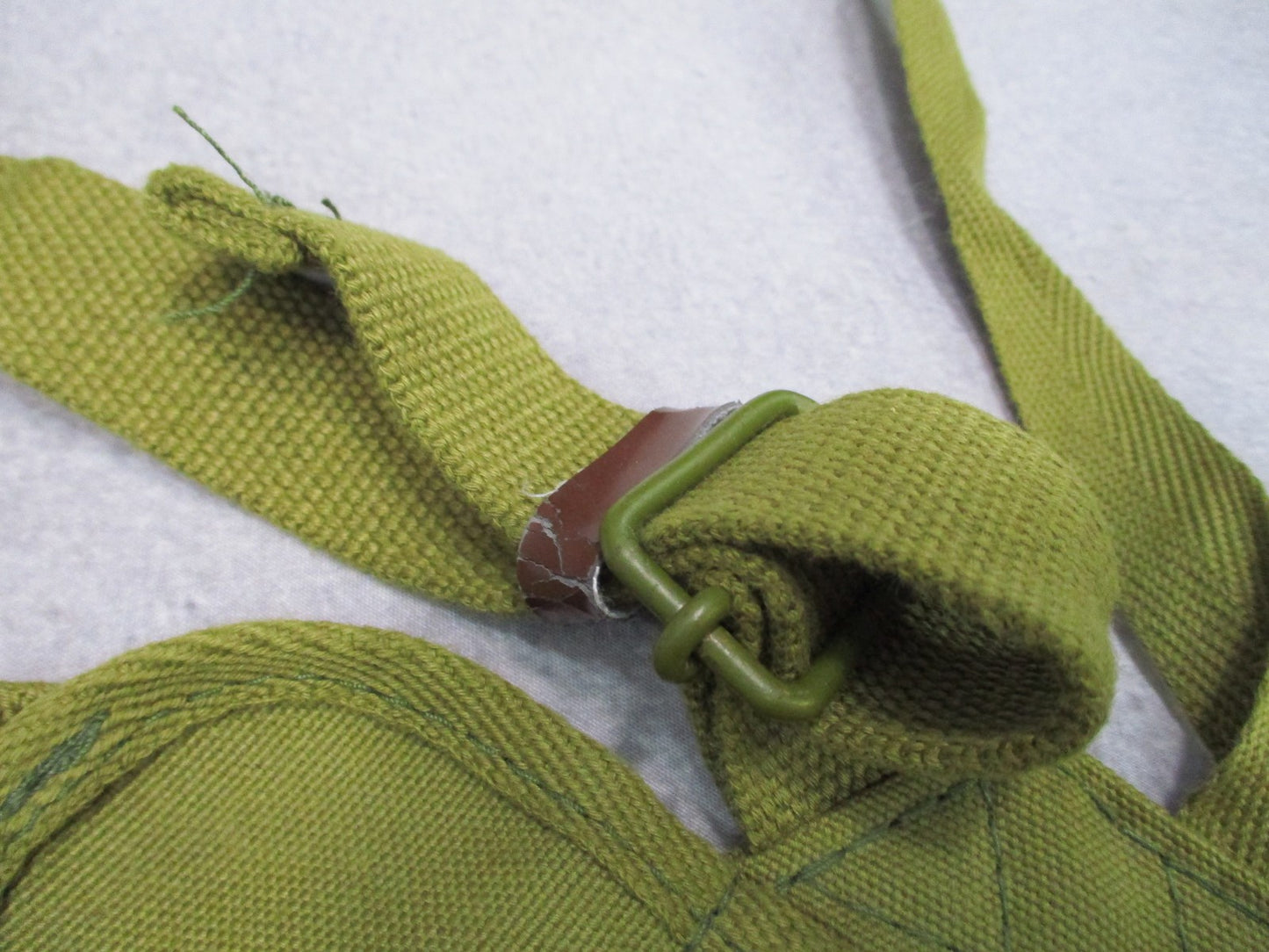 Vintage Style Canvas Chest Rig Tactical Magazine Pouch Green Russian Surplus