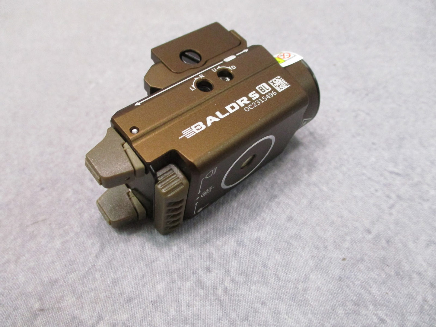 Olight Baldr S BL Tactical Light & Blue Laser Combo - Desert Tan - Excellent