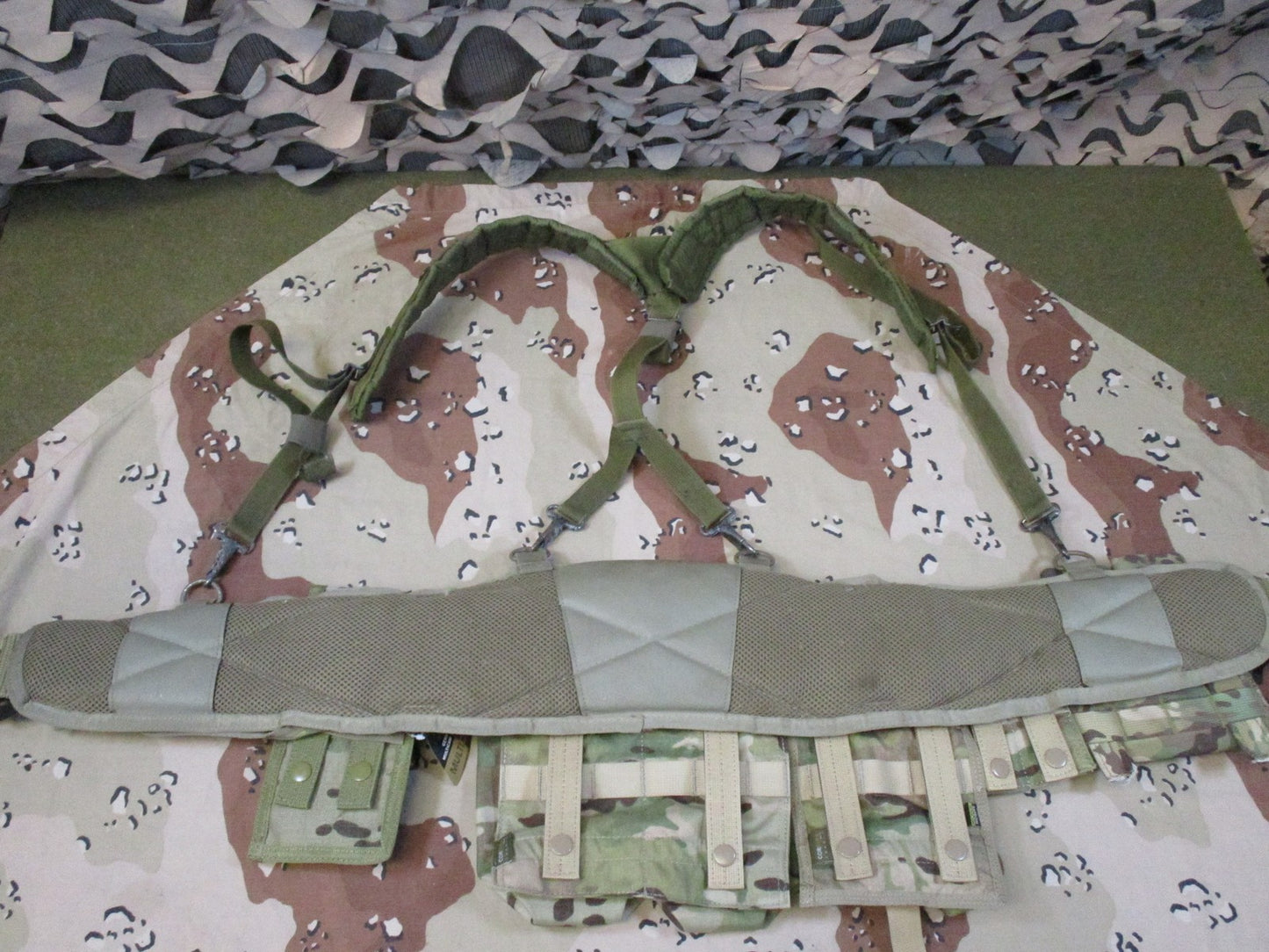 Ocp tactical gear set battle belt war rig multicam battle rattle