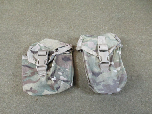 2x US Military Issue Multicam IFAK Pouch MOLLE Tactical Medical Kit Surplus saw
