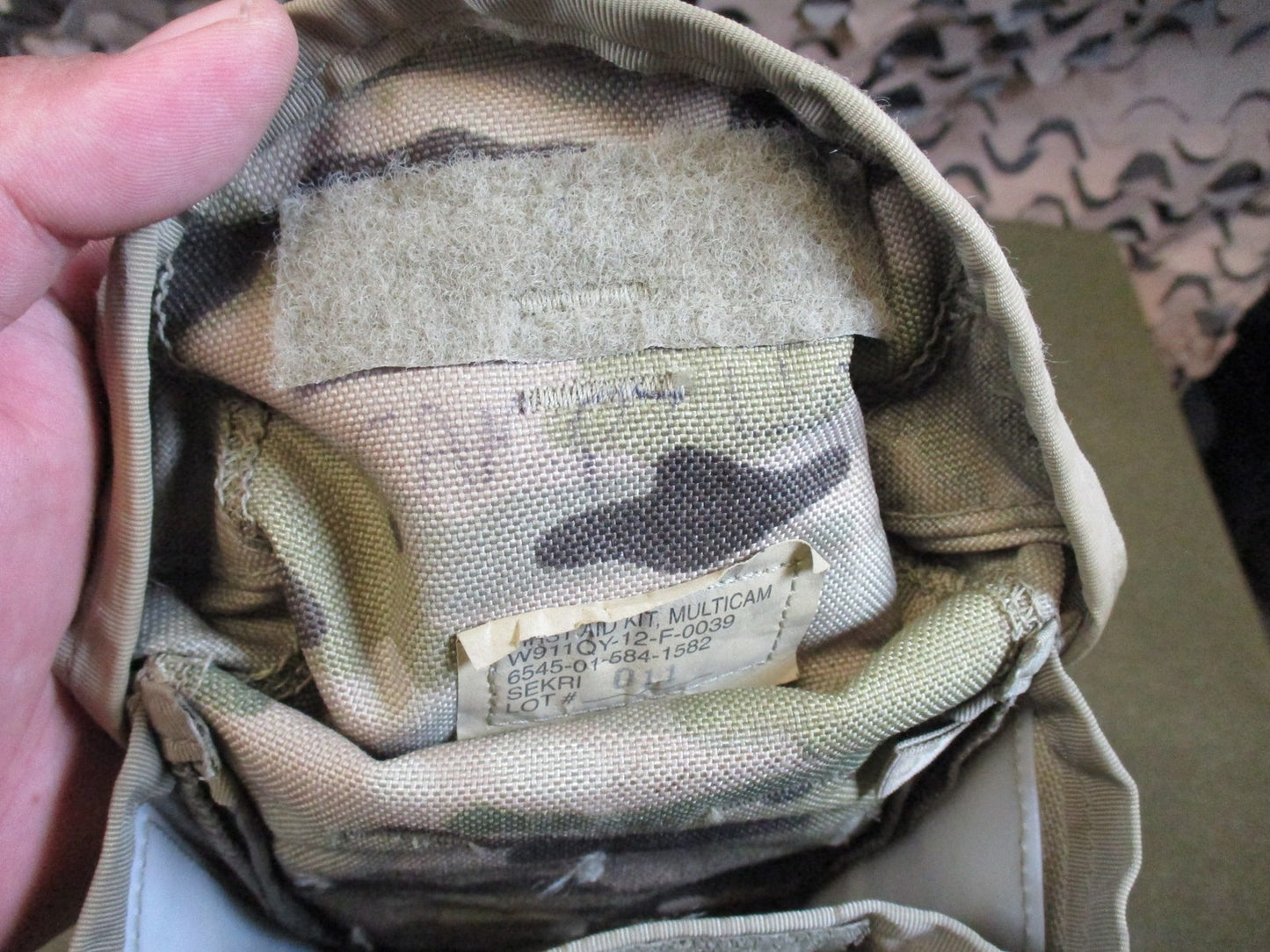 2x US Military Issue Multicam IFAK Pouch MOLLE Tactical Medical Kit Surplus saw