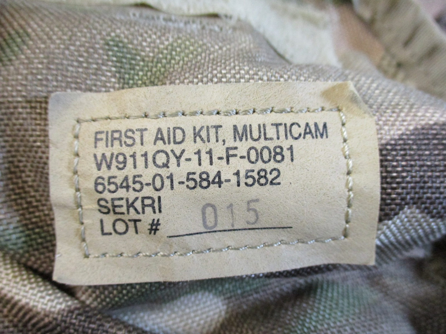 2x US Military Issue Multicam IFAK Pouch MOLLE Tactical Medical Kit Surplus saw