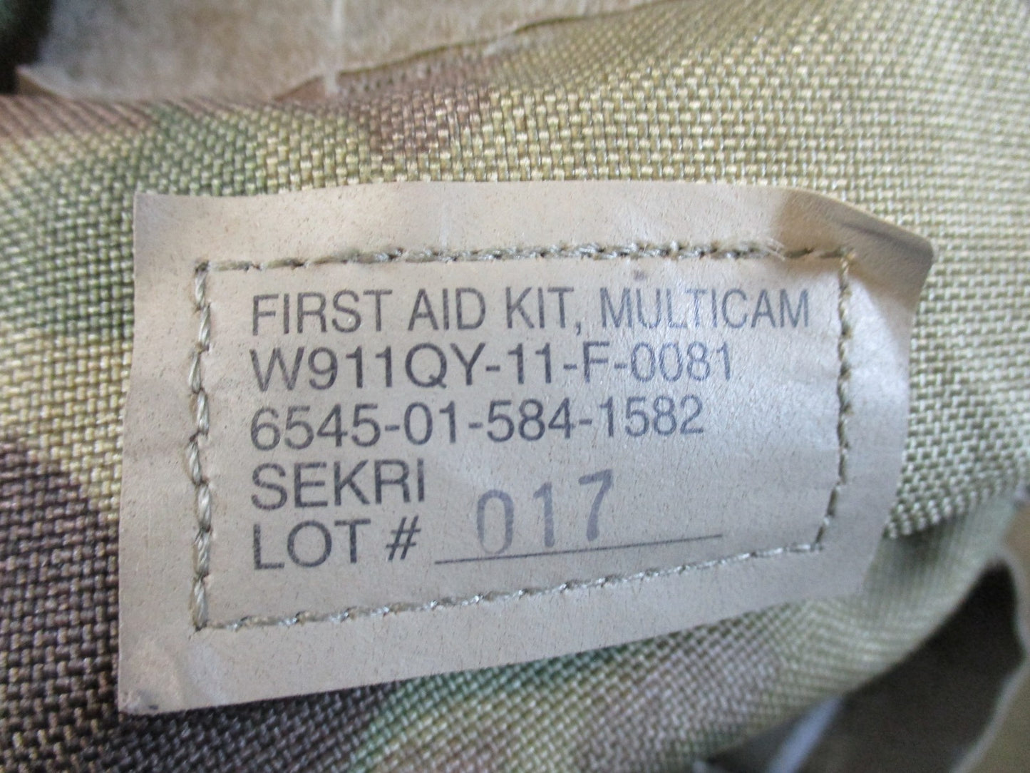 2x US Military Issue Multicam IFAK Pouch MOLLE Tactical Medical Kit Surplus saw