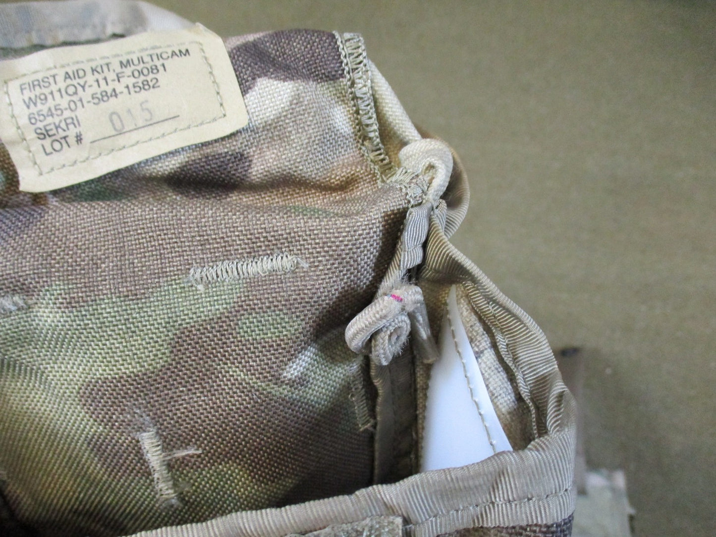 2x US Military Issue Multicam IFAK Pouch MOLLE Tactical Medical Kit Surplus saw