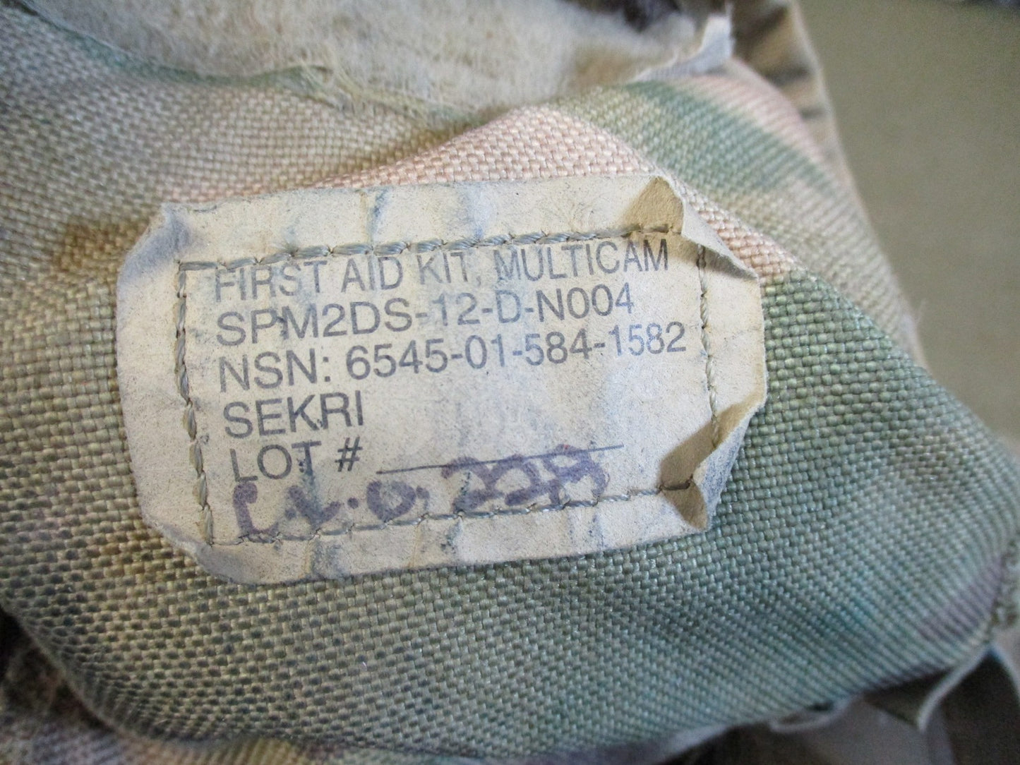2x US Military Issue Multicam IFAK Pouch MOLLE Tactical Medical Kit Surplus saw