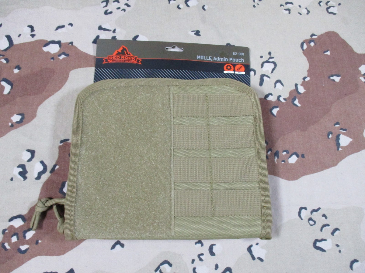 Red Rock Outdoor Gear MOLLE Admin Pouch Coyote Tan 82-001 New