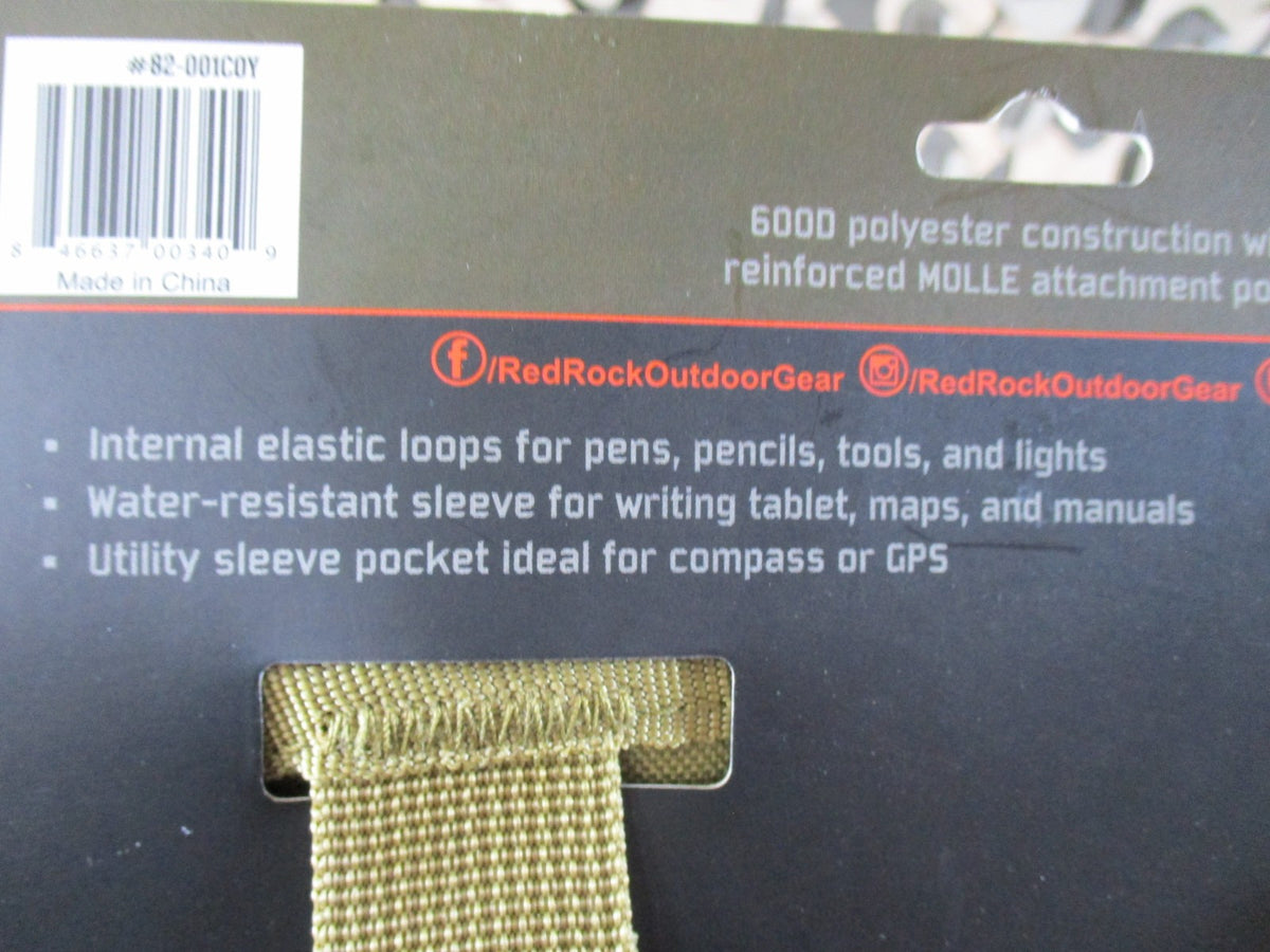 Red Rock Outdoor Gear MOLLE Admin Pouch Coyote Tan 82-001 New