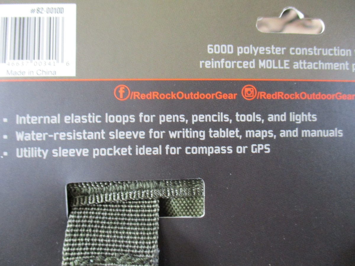 Red Rock Outdoor Gear MOLLE Admin Pouch 82-001 Olive Drab Tactical Utility Bag