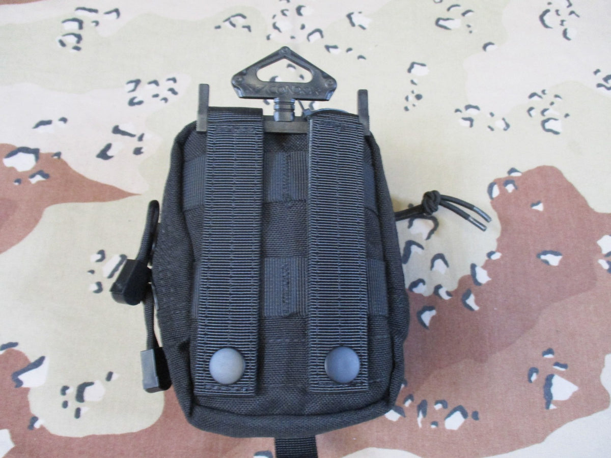 Condor MA26 Gadget Pouch Black MOLLE Tactical Utility EDC Gear Bag