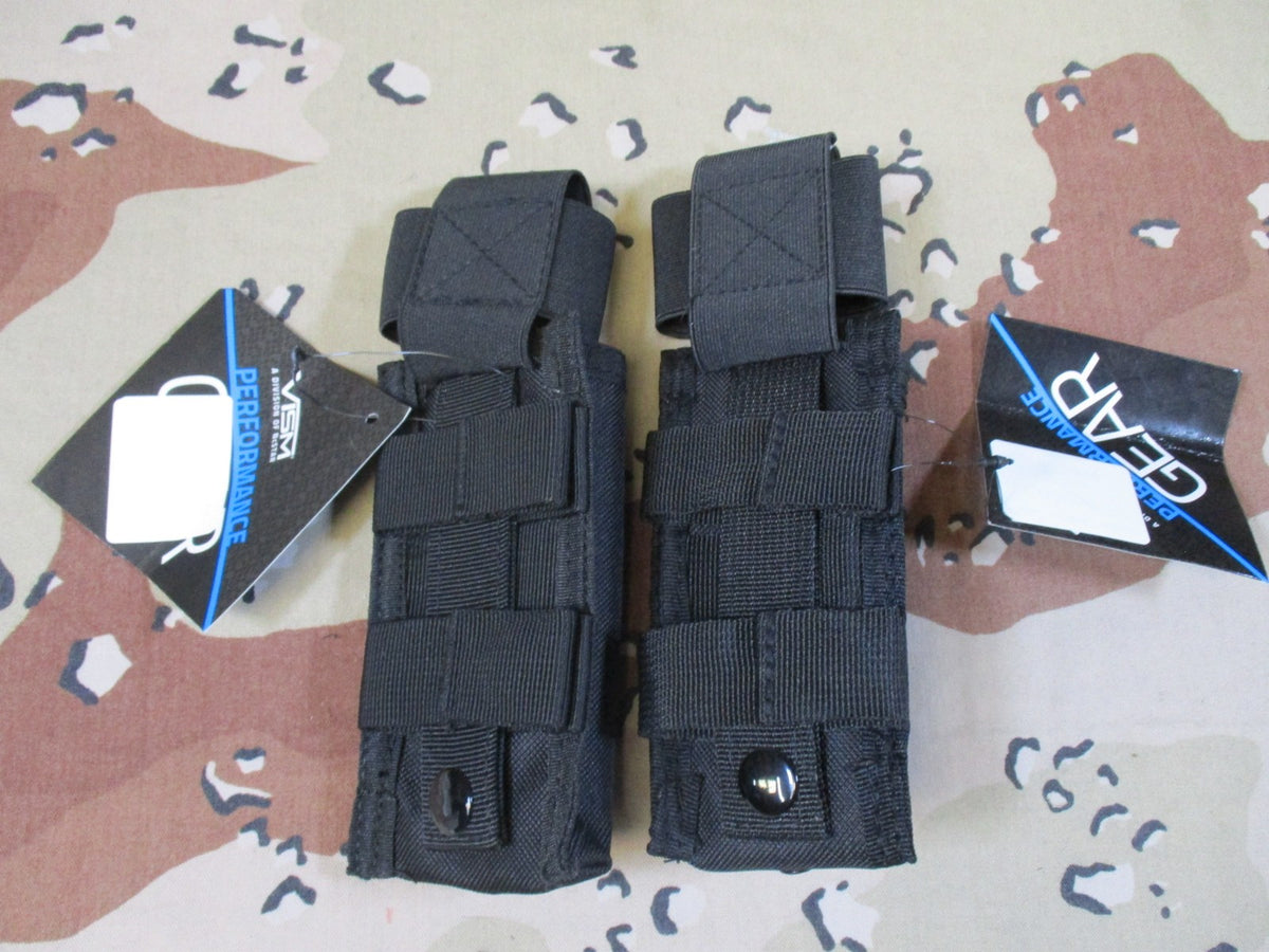 2x Vism Tactical Tourniquet Pouch TQ MOLLE Black Medical Gear Holder New