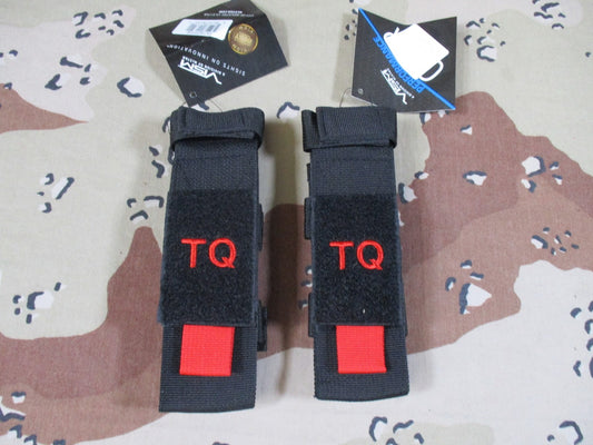 2x VISM Tactical Tourniquet Pouch MOLLE Compatible Black TQ Holder New