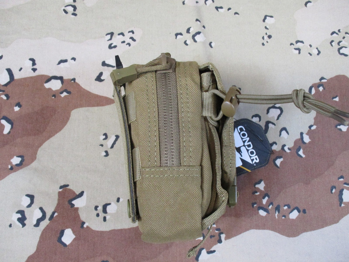 New Condor MA26 Gadget Pouch Coyote Tan MOLLE Tactical Utility EDC Bag