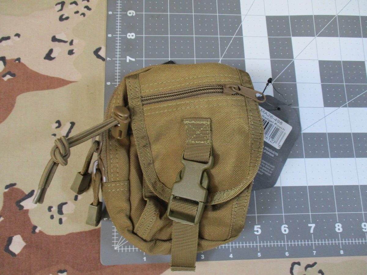 New Condor MA26 Gadget Pouch Coyote Tan MOLLE Tactical Utility EDC Bag