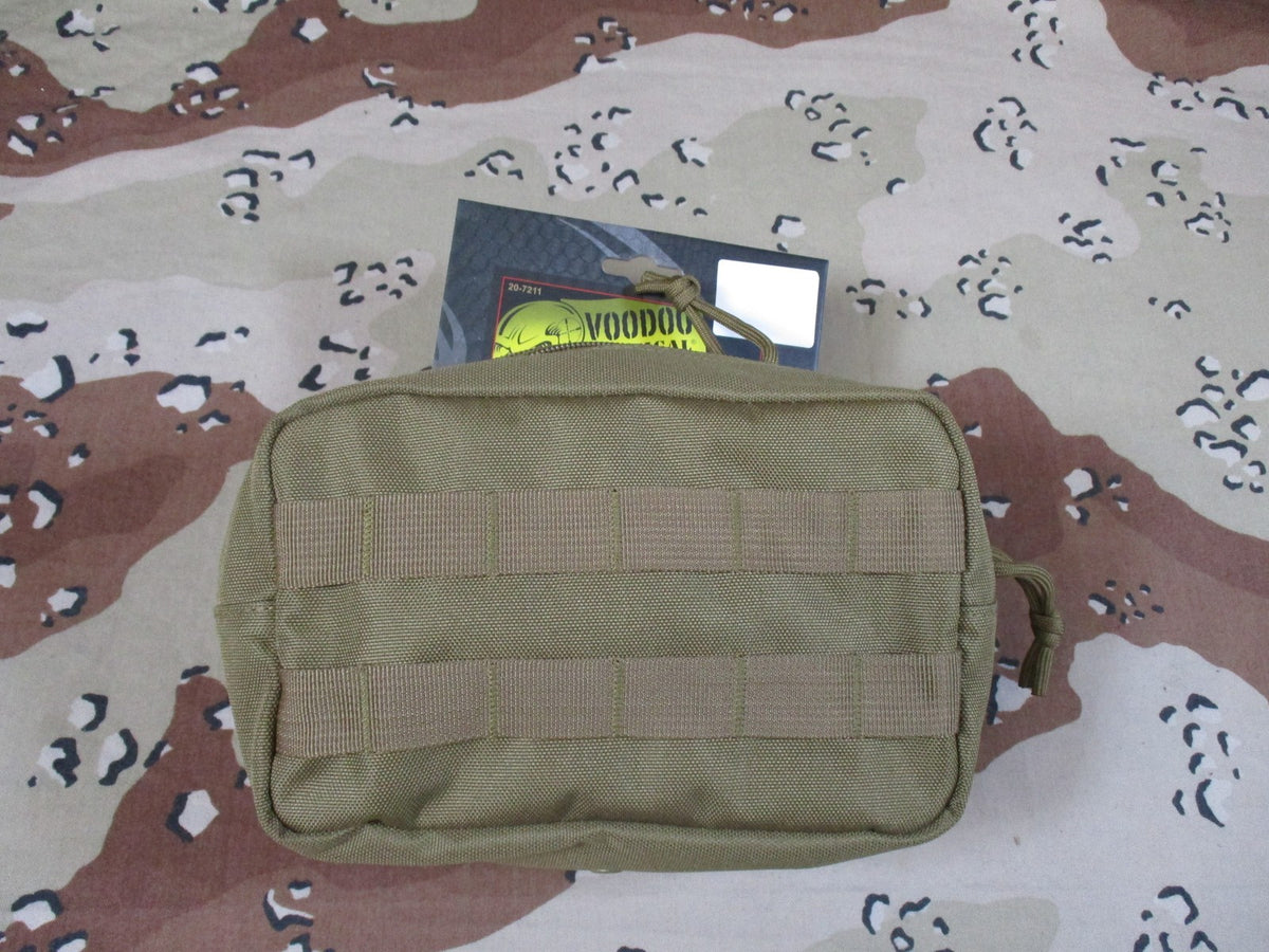 Voodoo Tactical 20-7211 MOLLE Utility Pouch Coyote Tan New with Tags