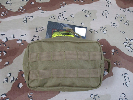 Voodoo Tactical 20-7211 MOLLE Utility Pouch Coyote Tan New with Tags