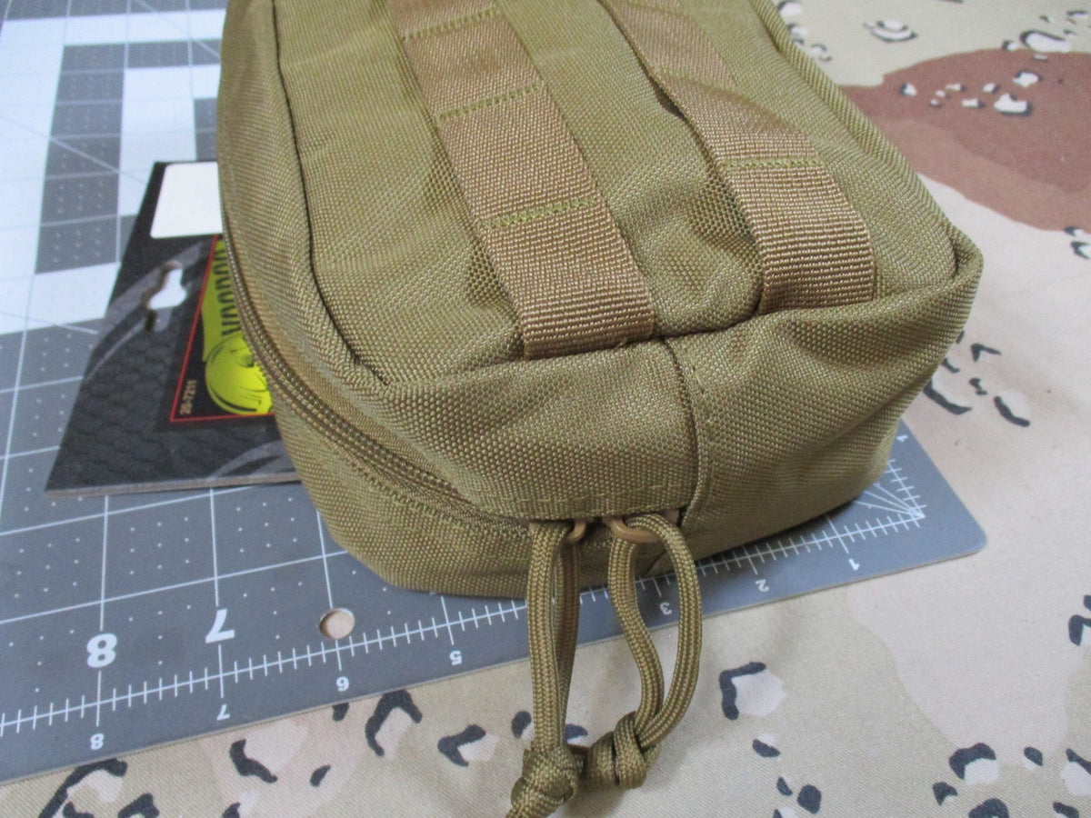 Voodoo Tactical 20-7211 MOLLE Utility Pouch Coyote Tan New with Tags