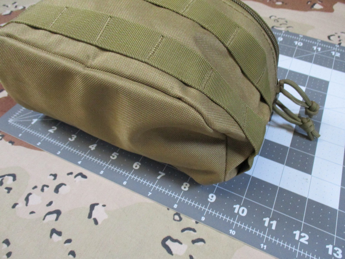 Voodoo Tactical Rounded Utility Pouch Coyote Tan MOLLE Compatible New