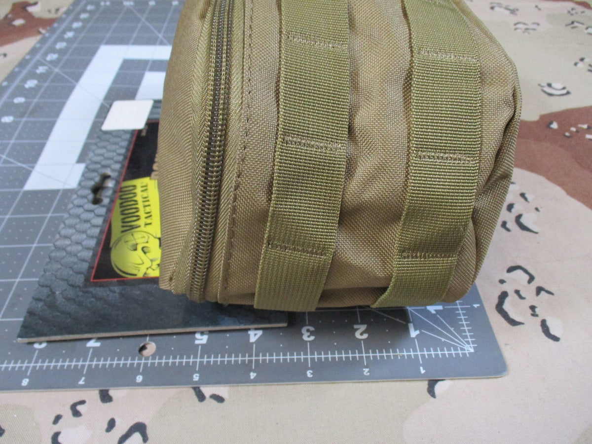 Voodoo Tactical Rounded Utility Pouch Coyote Tan MOLLE Compatible New