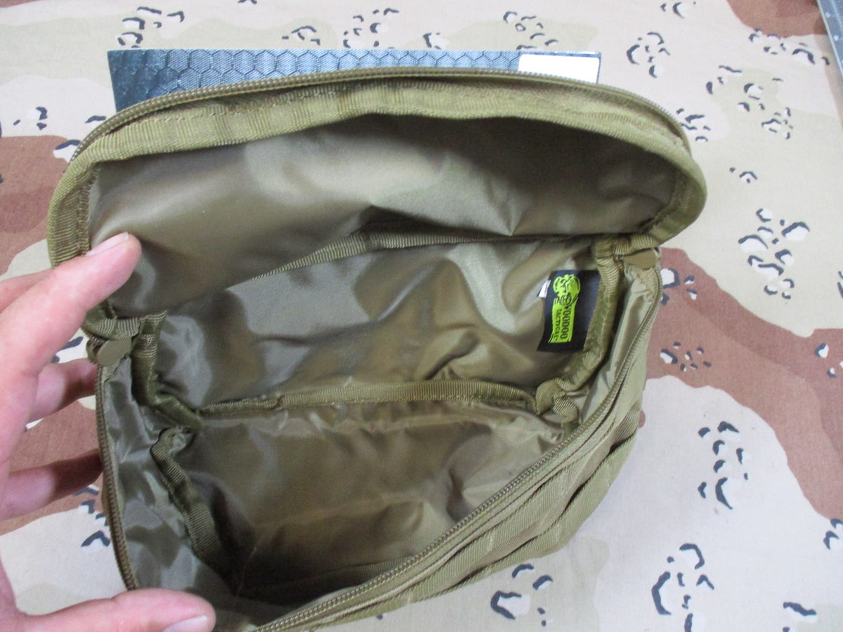 Voodoo Tactical Rounded Utility Pouch Coyote Tan MOLLE Compatible New