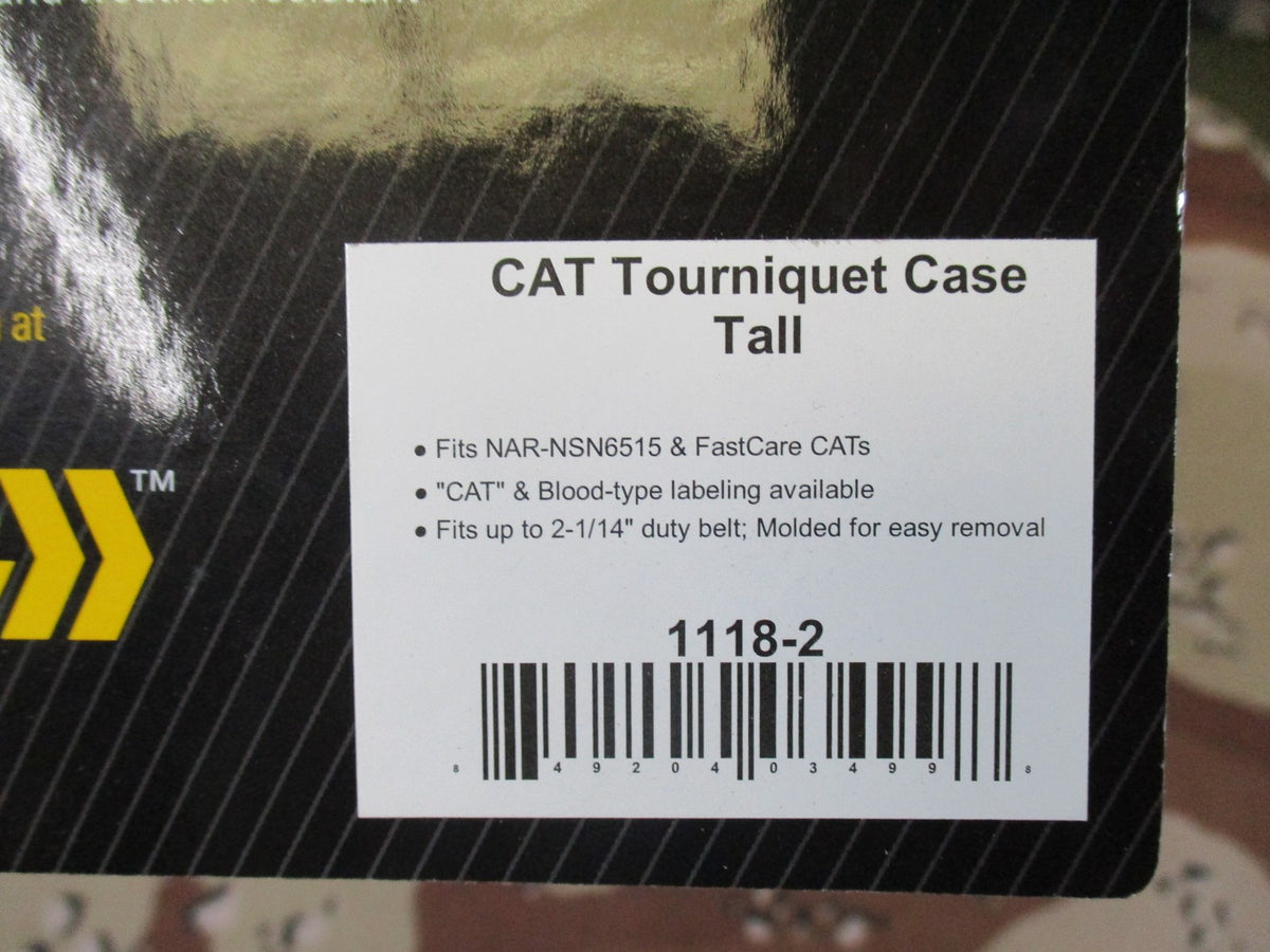 Hero's Pride CAT Tourniquet Case Tall 1118-2 Duty Belt Pouch Black New
