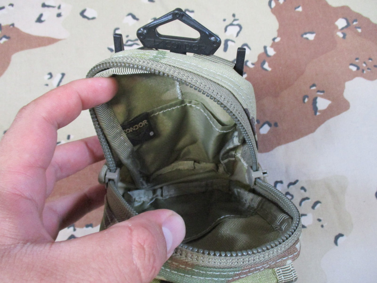Condor Tactical Utility Pouch MultiCam MOLLE Gear Bag Excellent Condition