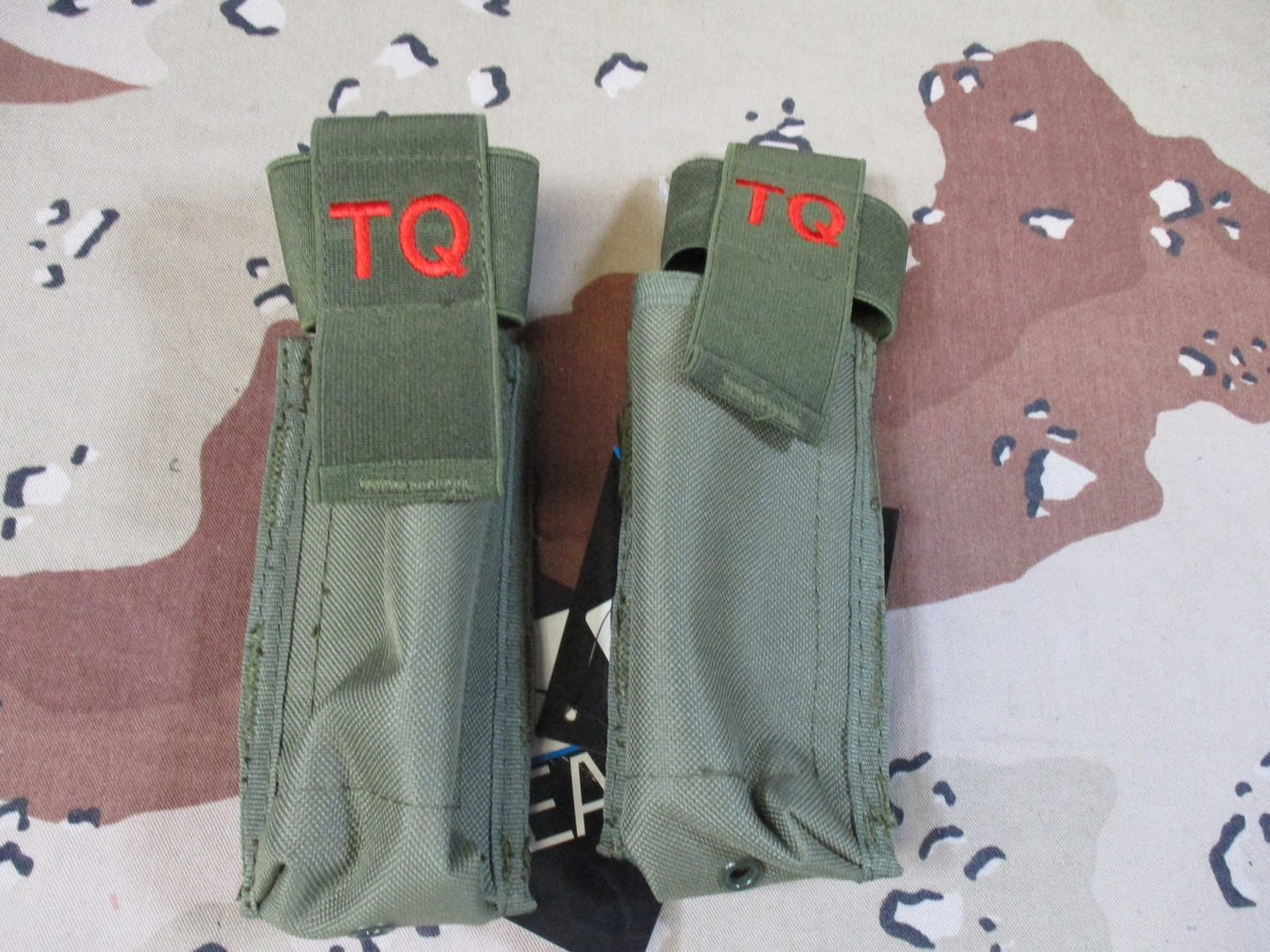 2x VISM by NcStar MOLLE Tourniquet Pouch TQ Holder Olive Drab Green CVTQ3020G