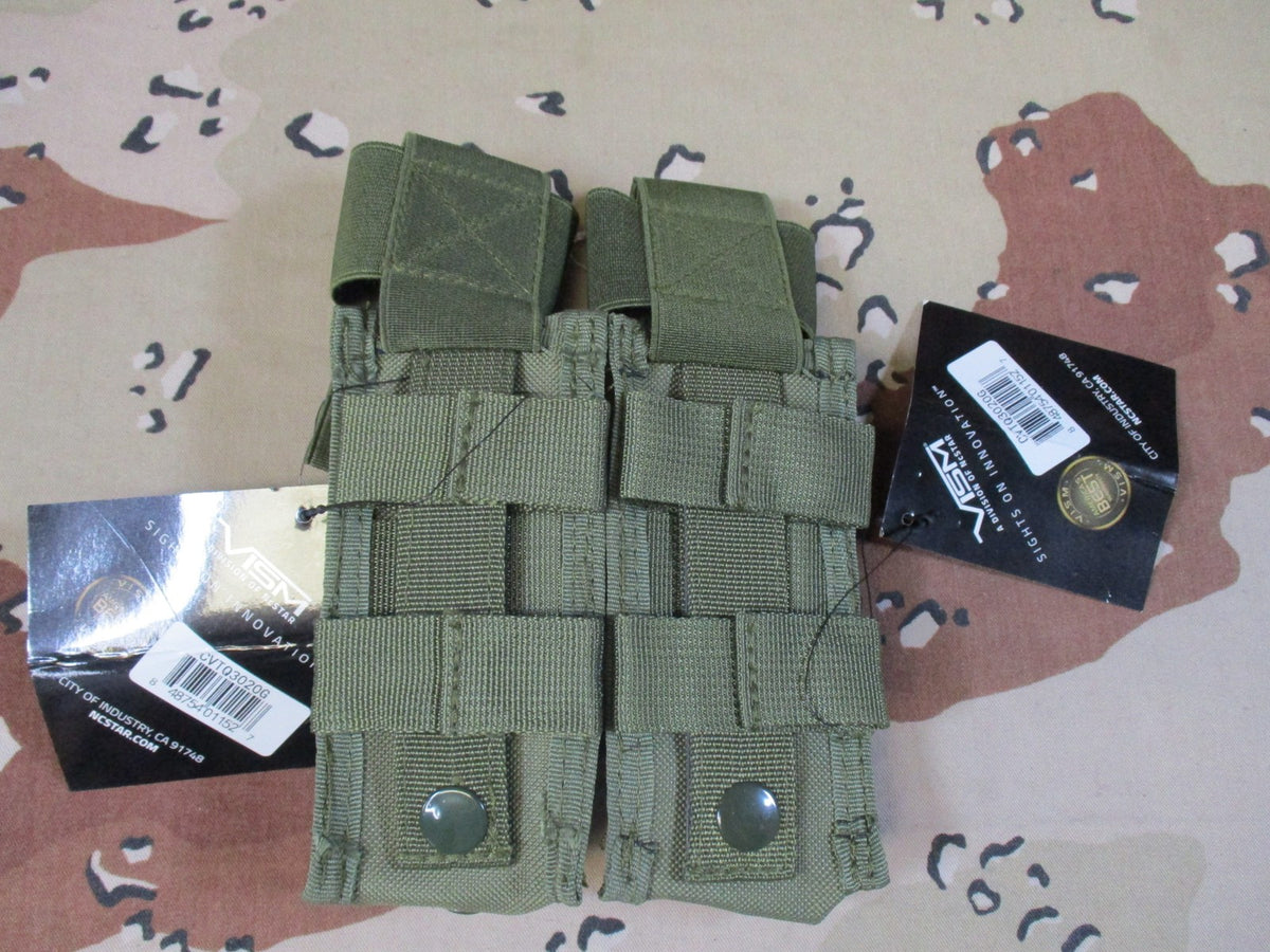 2x VISM by NcStar MOLLE Tourniquet Pouch TQ Holder Olive Drab Green CVTQ3020G