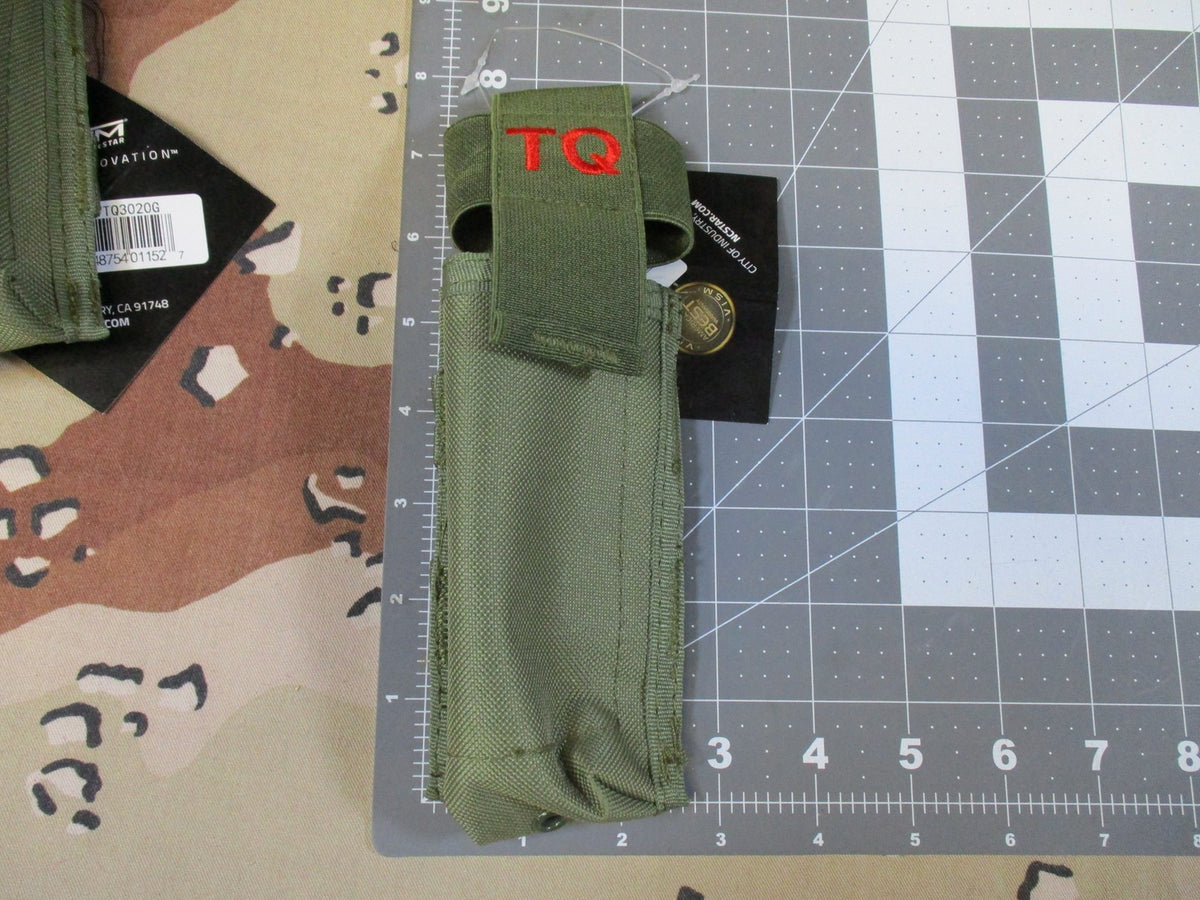 2x VISM by NcStar MOLLE Tourniquet Pouch TQ Holder Olive Drab Green CVTQ3020G