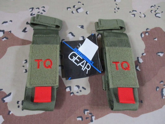 2x VISM Tactical Tourniquet Pouch MOLLE Olive Drab TQ Holder New