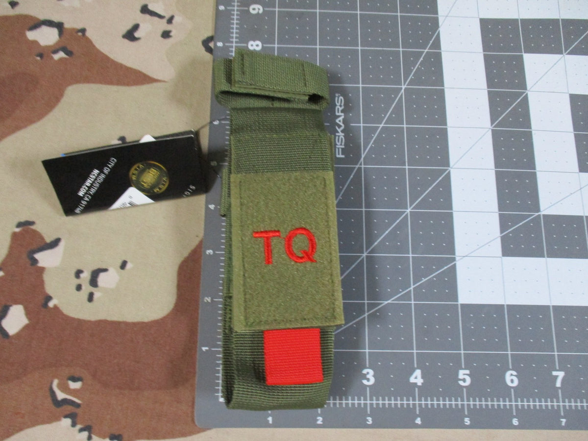 2x VISM Tactical Tourniquet Pouch MOLLE Olive Drab TQ Holder New