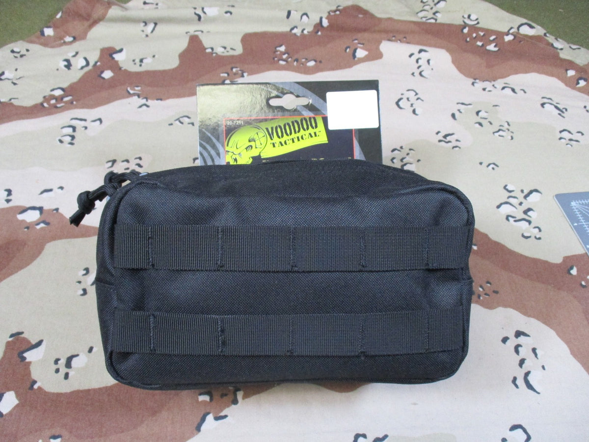 Voodoo Tactical Utility Pouch Black MOLLE PALS Attachment 20-7211 New