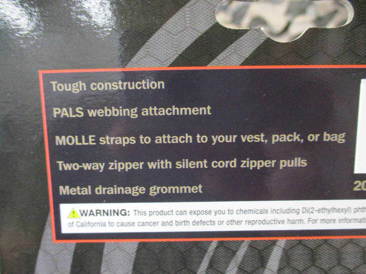 Voodoo Tactical Utility Pouch Black MOLLE PALS Attachment 20-7211 New