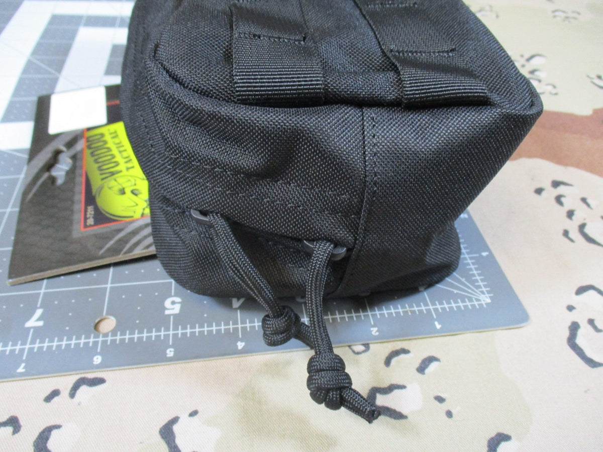 Voodoo Tactical Utility Pouch Black MOLLE PALS Attachment 20-7211 New