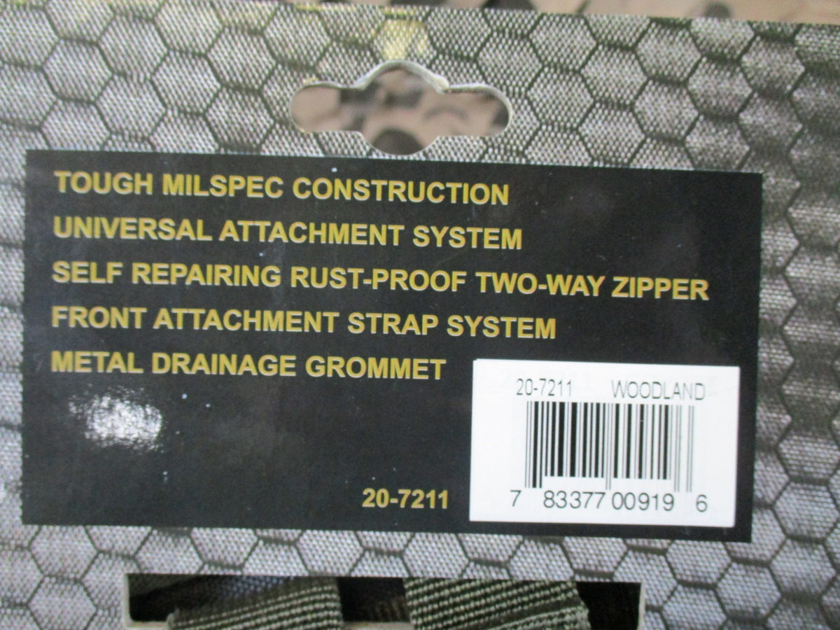 Voodoo Tactical Utility Pouch MOLLE Woodland Camo 20-7211 New