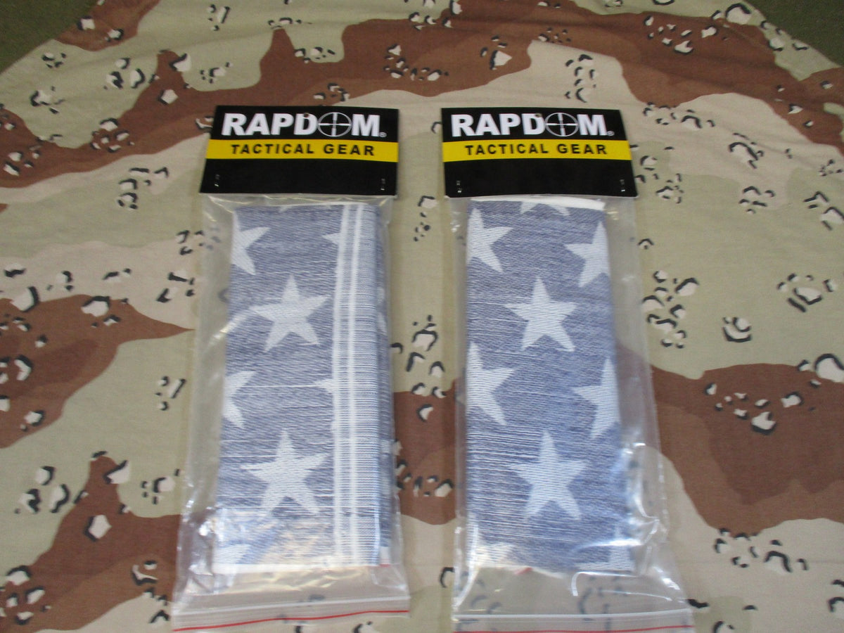 2 Pack Rapdom Tactical Shemagh Scarf USA Flag Pattern New
