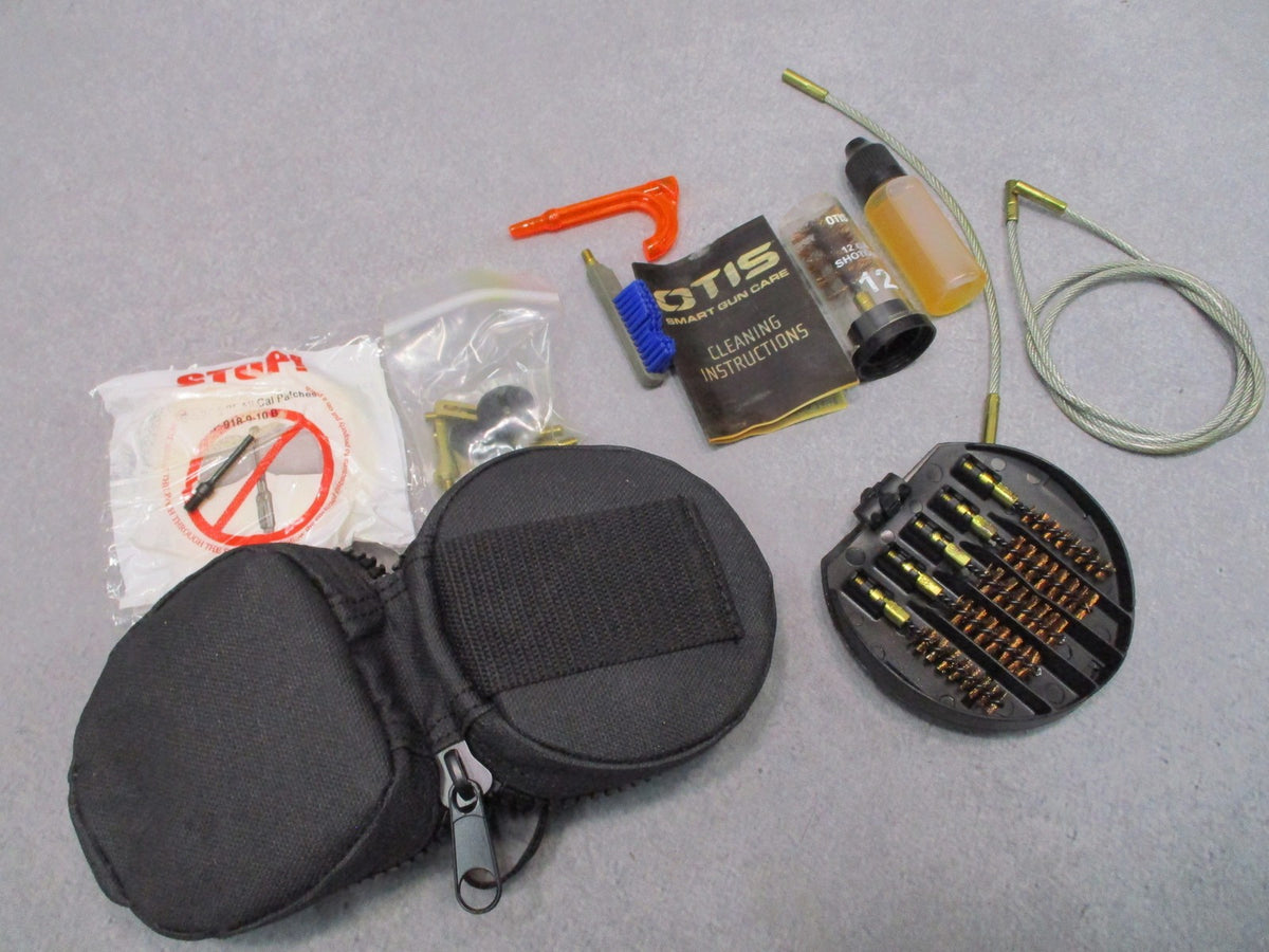 Otis Multi Caliber Gun Cleaning Kit Black Soft Case Rifle Pistol Shotgun USA