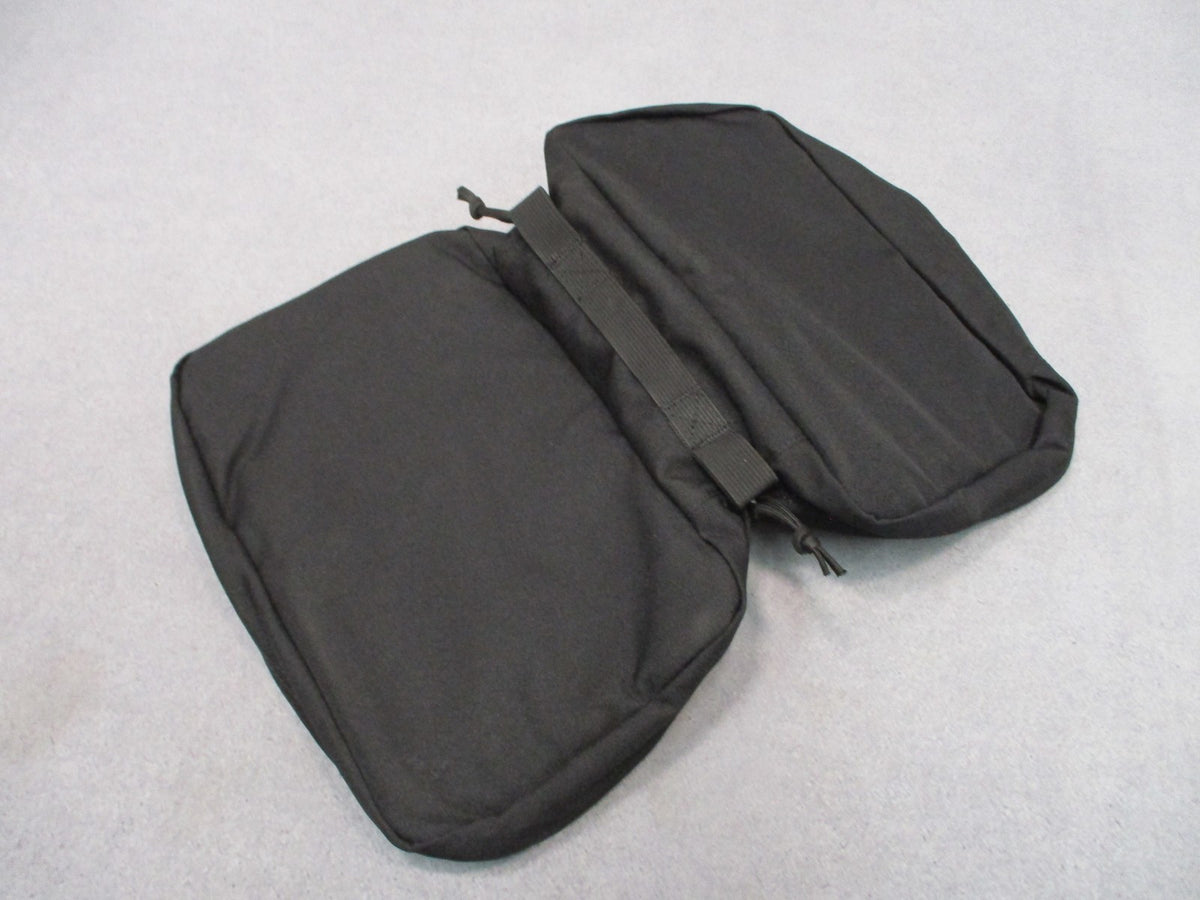 M9 Aid Bag Medical Organizer Insert Black Clamshell Pouch Elastic Tool Holders