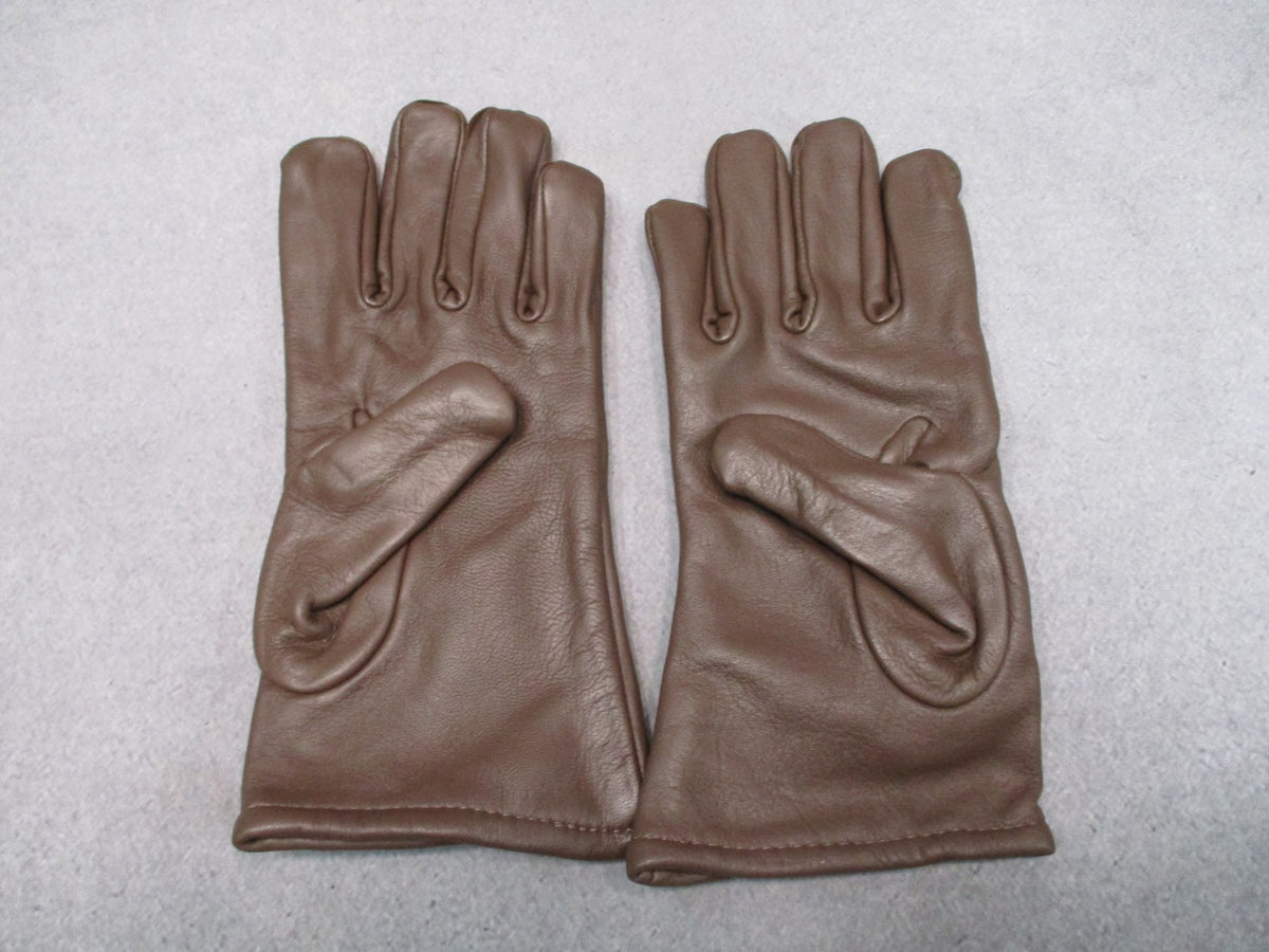 New US Army AGSU Leather Dress Gloves Walnut Heritage Sheepskin Unisex Large