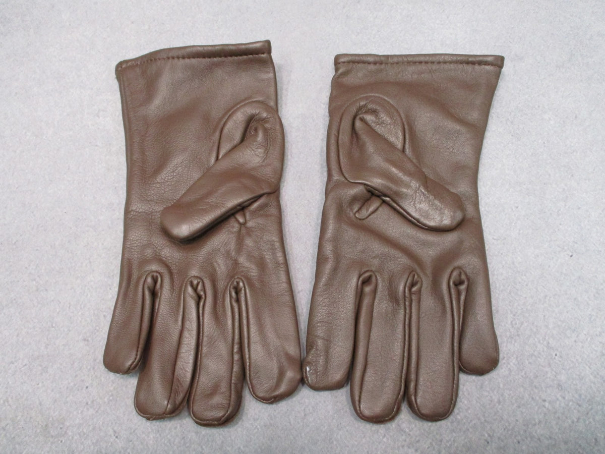 New US Army AGSU Leather Dress Gloves Walnut Heritage Sheepskin Unisex Large
