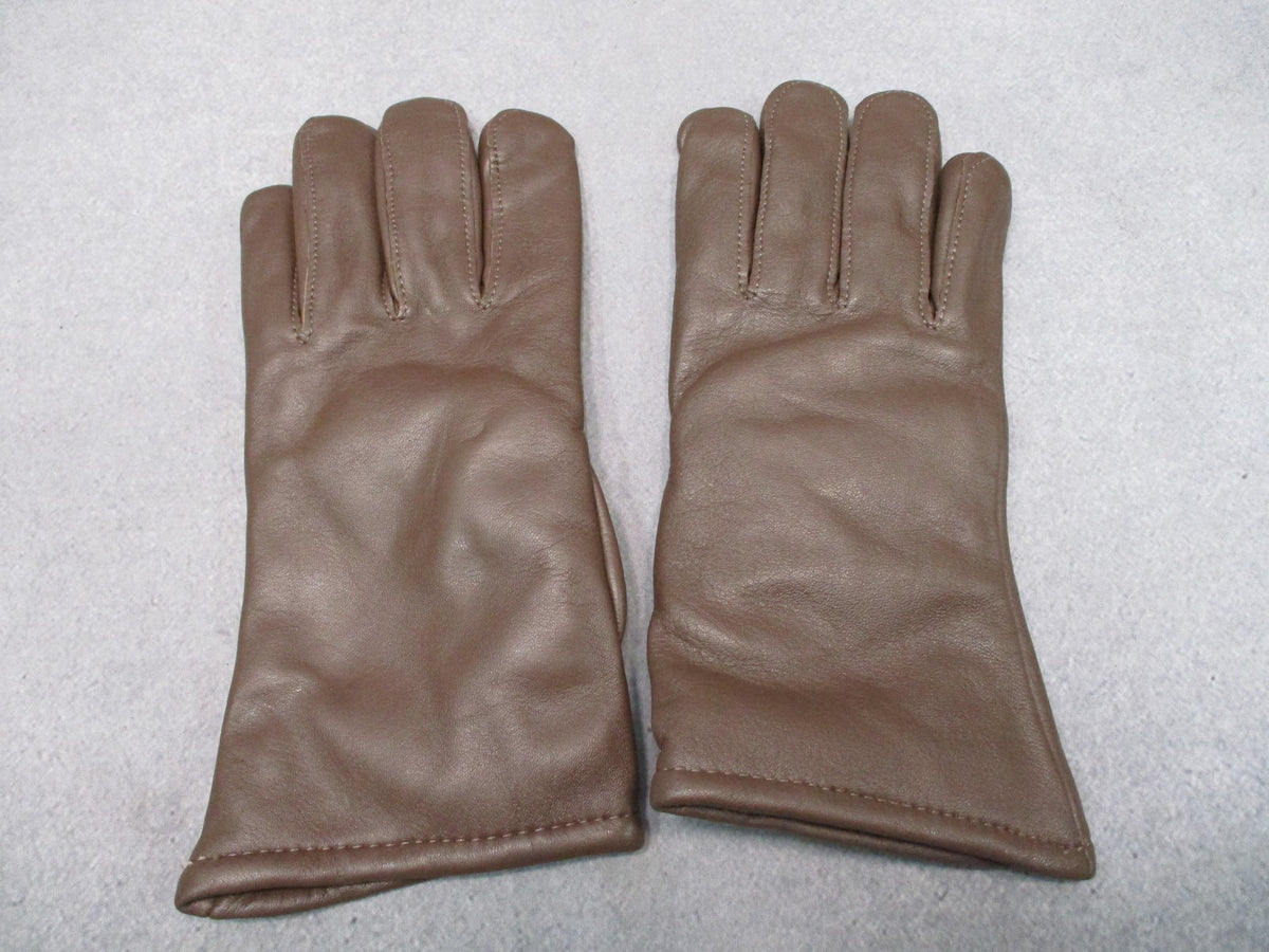 New US Army AGSU Leather Dress Gloves Walnut Heritage Sheepskin Unisex Large