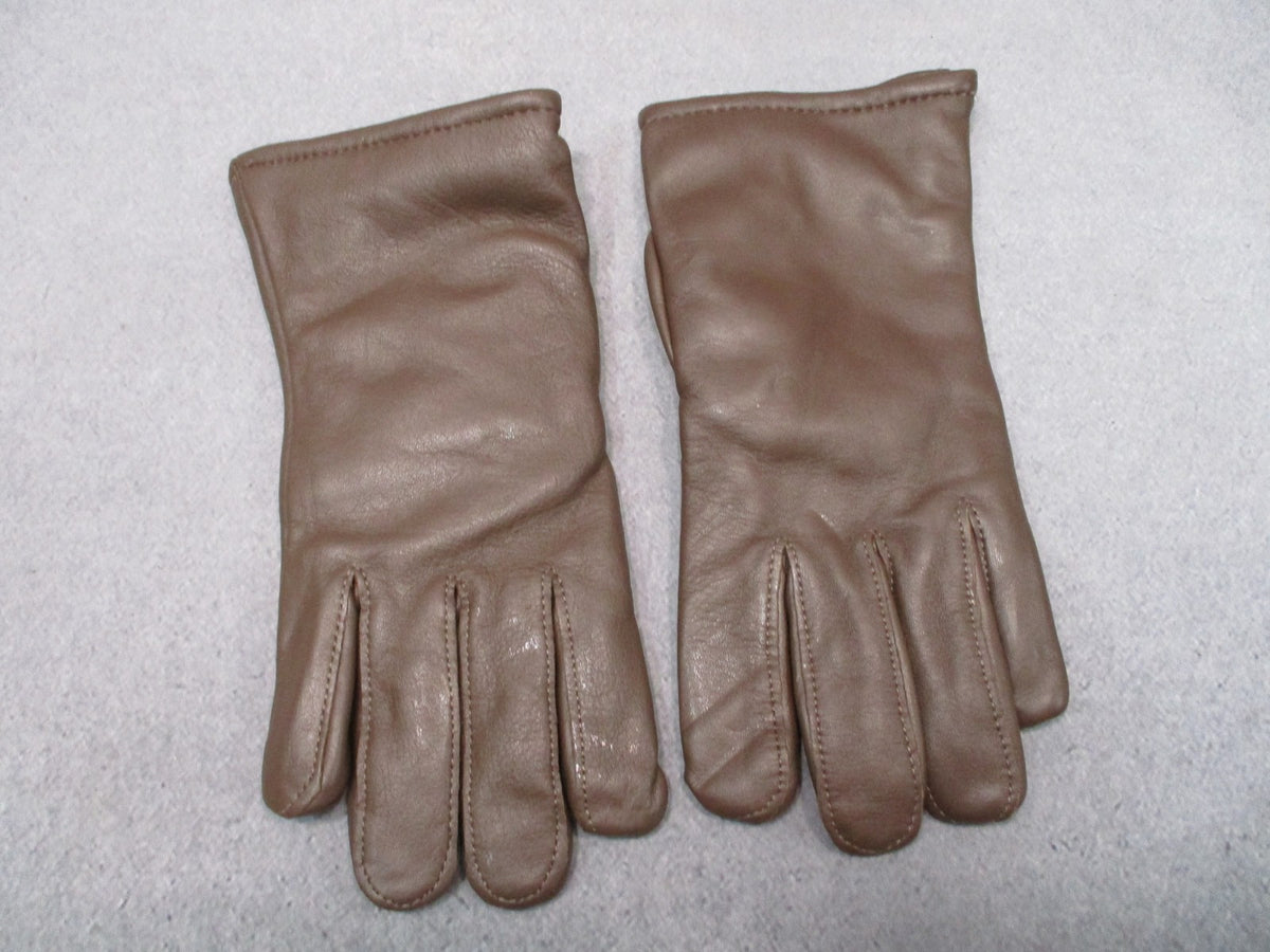 New US Army AGSU Leather Dress Gloves Walnut Heritage Sheepskin Unisex Large