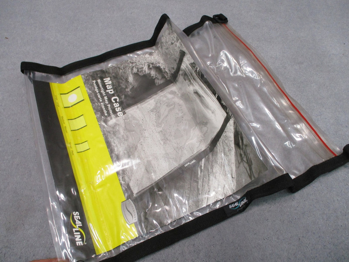 SealLine Watertight Map Case Clear Protective Pouch Hiking Camping Gear
