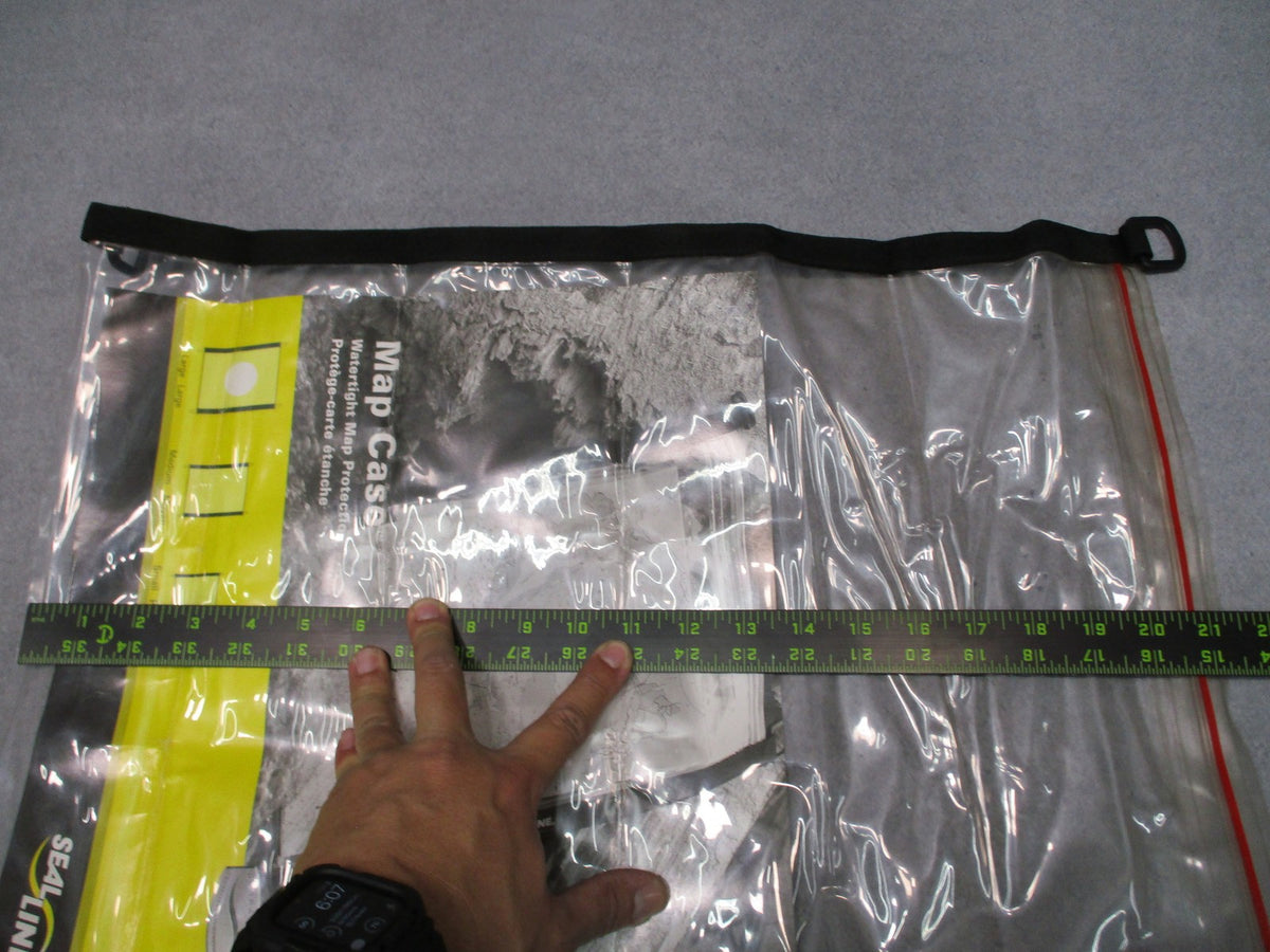 SealLine Watertight Map Case Clear Protective Pouch Hiking Camping Gear