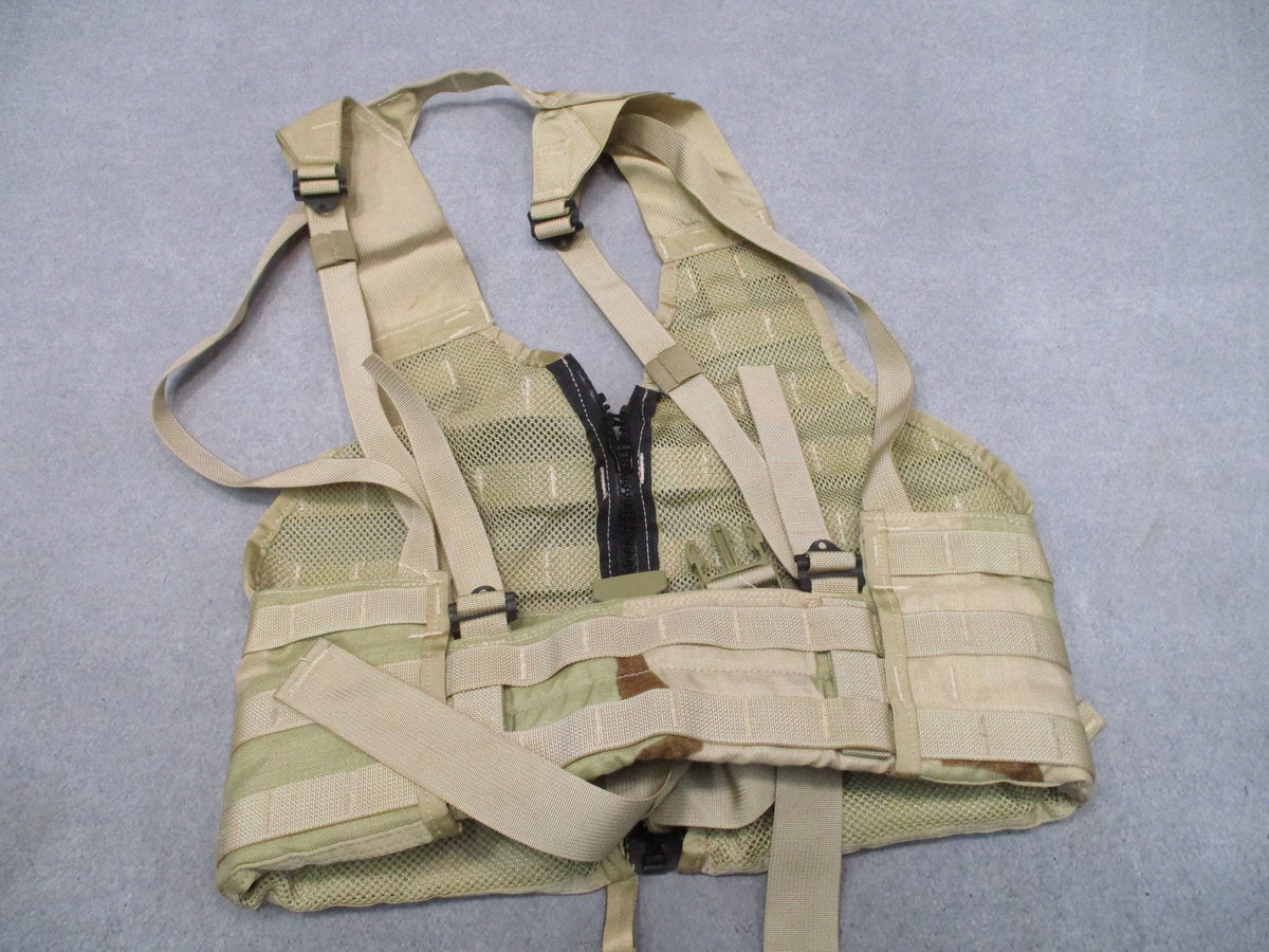 USGI MOLLE II FLC Fighting Load Carrier Vest 3 Color Desert DCU SDS Military