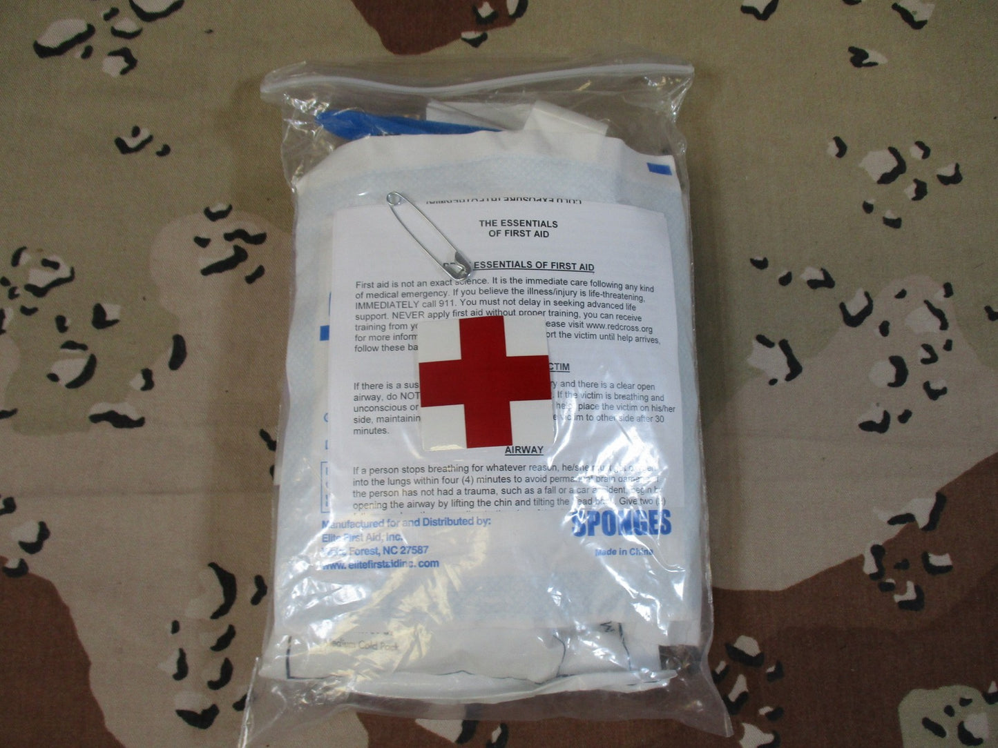 Elite First Aid Travel Kit FA129 Compact Emergency Medical Supplies New
