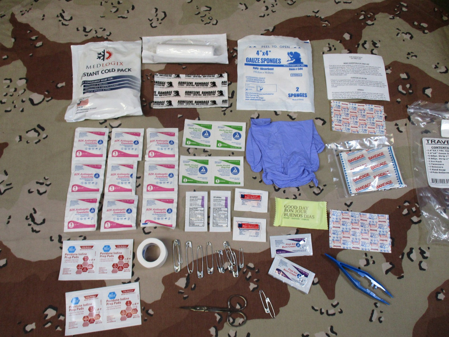 Elite First Aid Travel Kit FA129 Compact Emergency Medical Supplies New